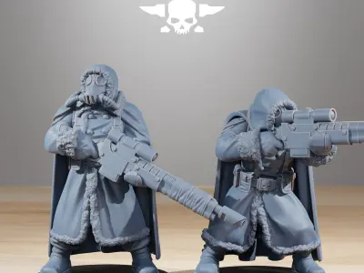 GrimGuard Frostwatch Marksmen 3D print model