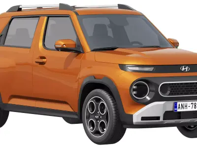 Hyundai Casper 2026 3D model