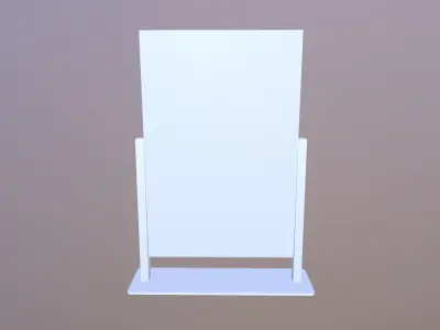 LED Light Makeup Mirror 3D model