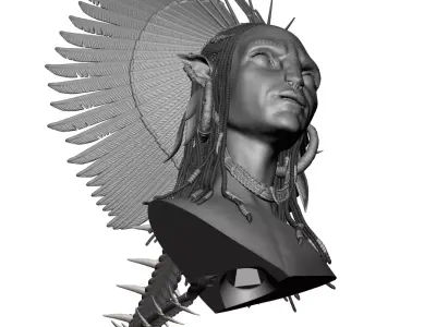 Varang Navi Villain Bust 3D print model
