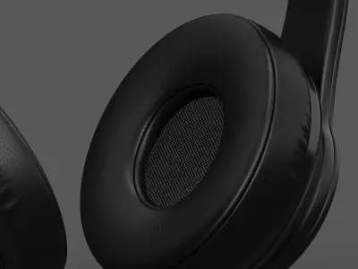 Headphones 3D model 3D model