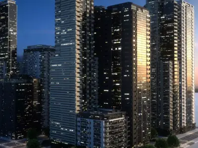City Block Type B37 3D model