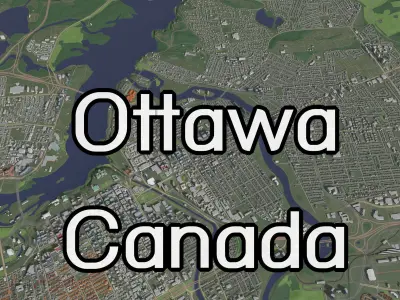 Canada - city and urban 3D Model Pack