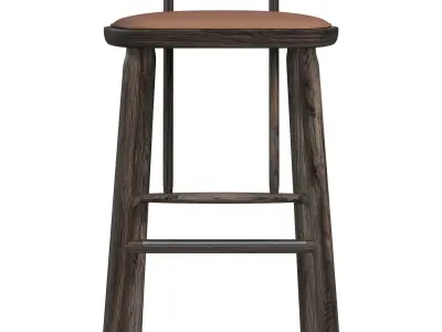 Oiseau Kitchen Stool 3D model