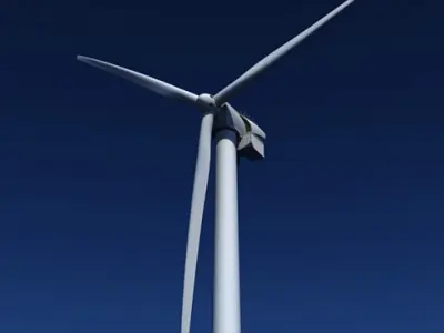 Wind Turbine Offshore 3D model