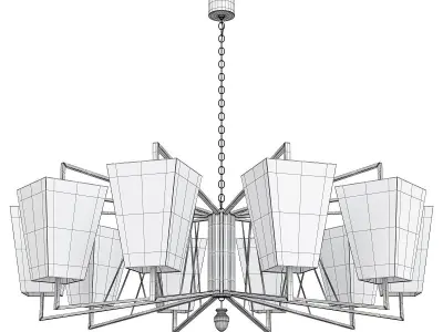 ORIONE CHANDELIER Low-poly 3D model
