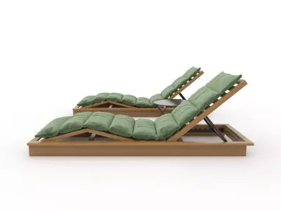 Sun Lounger 23 3D model