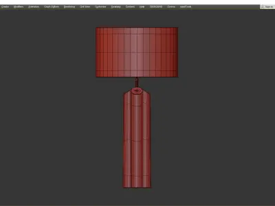 Brushed Brass Table Lamp Liang and Eimil Obelisk Low-poly 3D model