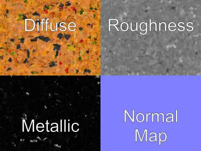 Circular Bamboo Supermarket Shelf Unit model pack Low-poly 3D model