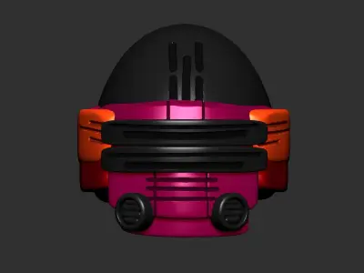 helmet high poly sculpt 3d  3D model