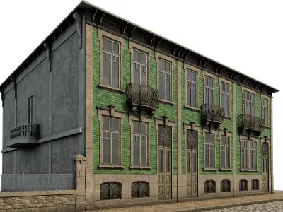Old Townhouse I 3D model