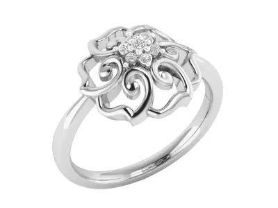  Women Ring Render 3dm STL MTL SLC JCD OBJ FBX Details 3D print model 15