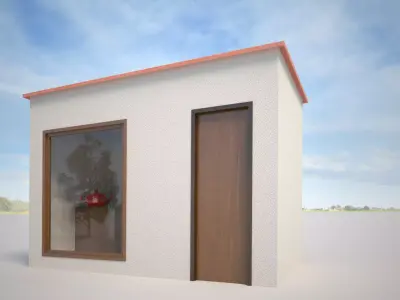 Window Door Model Set Free 3D model