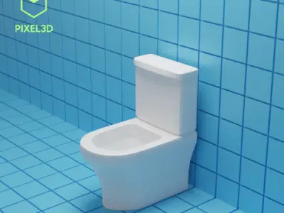 Toilet Diorama PACK 5m-1 3D print model