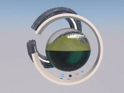 Planet Z41 Sci-Fi 3D model