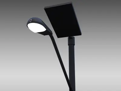 Pedestrian Level Lighting 3D model