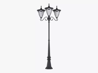 Vintage Streetlight v 3 3D model
