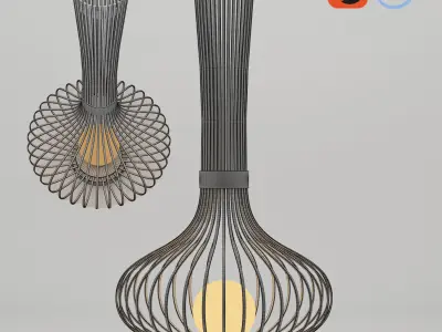 pot lights 3D model