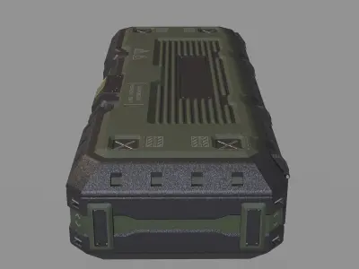 Ammo Box SciFi 3D model