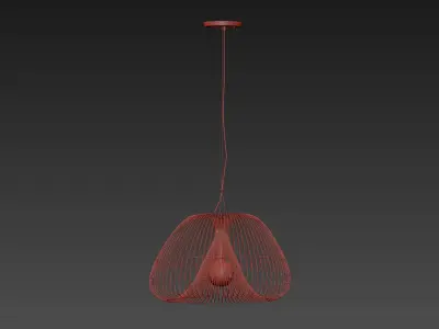 Cosmo Bronze Pendant Light 3D model