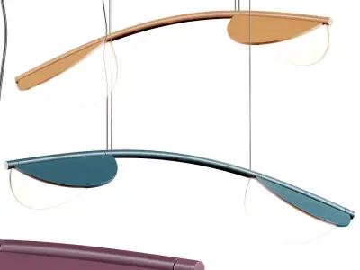 Flos Almendra Arch S2 Pendant Lamp 3D model