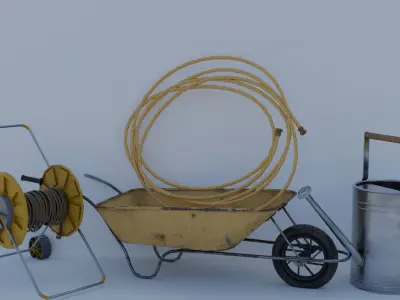 Gardening Tools Pack 3D model