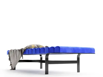Lofton Bench Low-poly 3D model