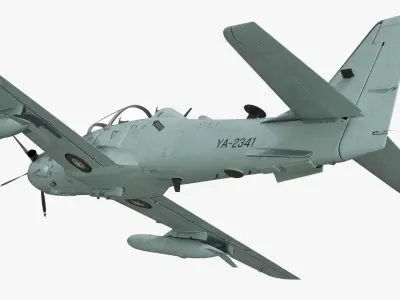  A-29 Super Tucano Attack Aircraft 