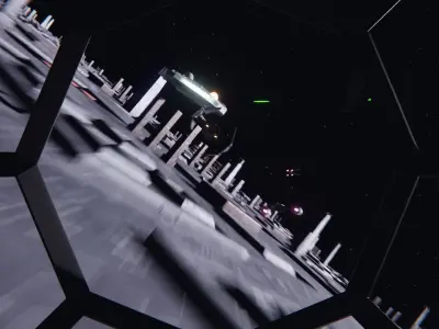 Star Wars Imperial TIE Interceptor 3D model