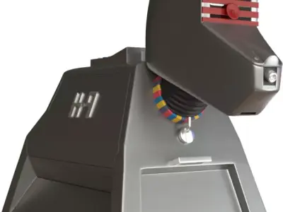 Dr Who K9 Low-poly 3D model
