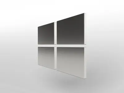 Windows 10 Logo v1 004 Free low-poly 3D model