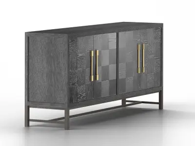 Clauss Industrial Loft Sideboard 3D model