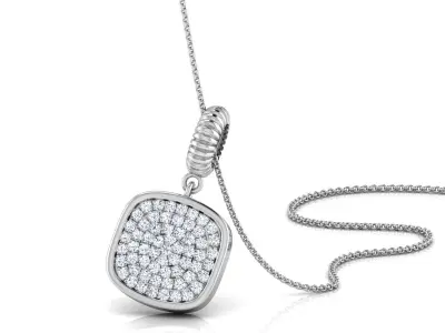 Floral Pendant 3D print model