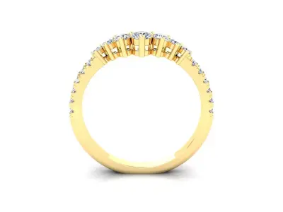 Light Woman Ring 3d Model and Render  3D print model purchase