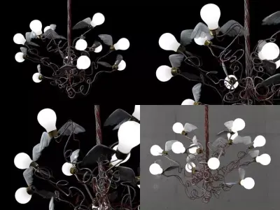 Birdie pendant lamp 3D model