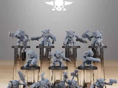 Gobs Berserkers 3D print model