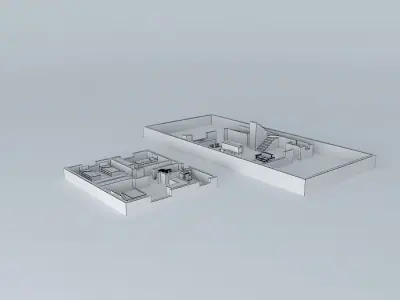 veronicaorkut floor plan of apartment Free 3D model