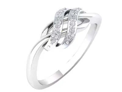  Women Ring Render 3dm STL MTL SLC JCD OBJ FBX Details 3D print model 11