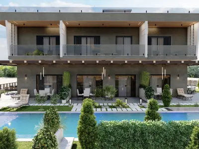 modern villa sketchup model code 58 3D model