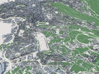 Trieste City Italy 3D model