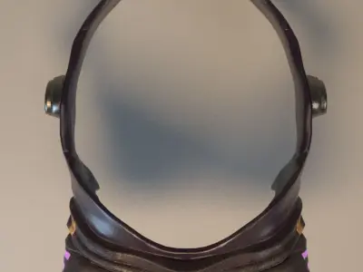 Futuristic Cyberpunk Goggles 3D model