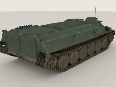 MT-LB   Soviet-Russian APC 3D model
