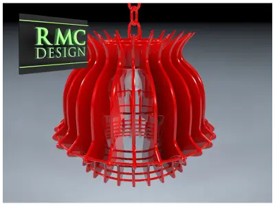 Chandelier 03 By RMC Design 3D model