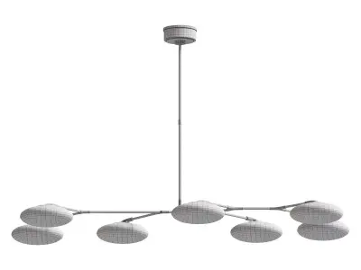  Brindille XL Articulating Linear Chandelier 3D model
