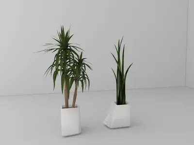 Floor Plant Pot 3D model
