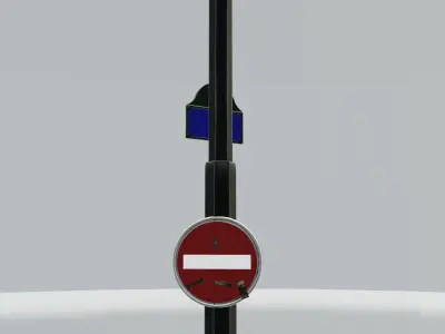  Paris Streetlight  3D model