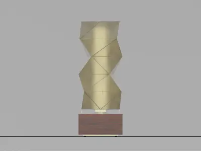 Origami light Free 3D model