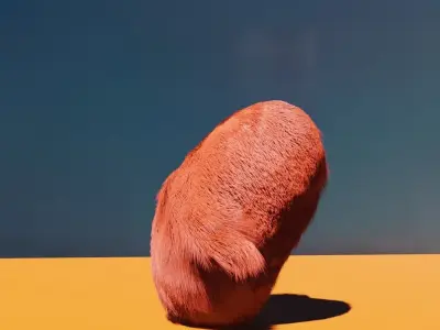 The Thing stuffed toy 3D model