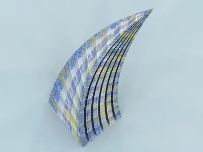 Blade tower 3D model