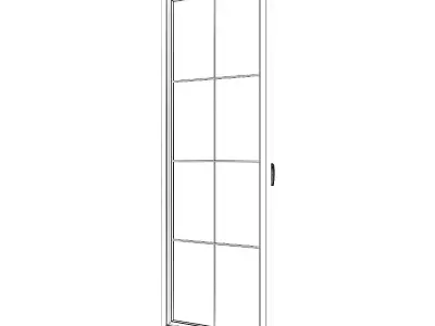White Window 09 3D model